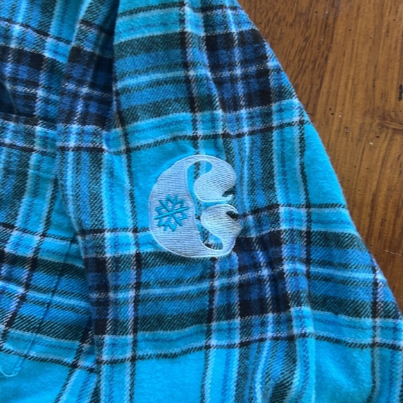 XL Blue Copper Mountain Flannel - Picture 4 of 7